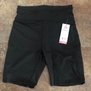 PopFit Shorts with Pockets Size M Black Comfort